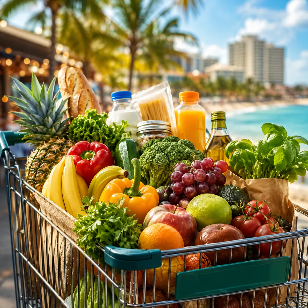 Practical groceries and vacation essentials for a Destin Florida stay